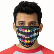 Bat Symbol Grid Pattern Face Mask