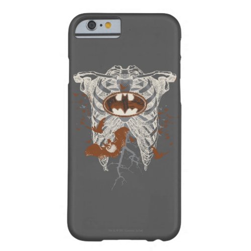 Bat Symbol Ribcage Vintage Collage Barely There iPhone 6 Case