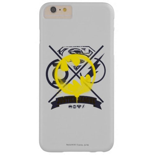 Bat Symbol Tagged Over Justice League Barely There iPhone 6 Plus Case