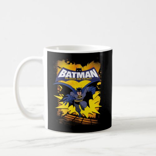 Bat The Brave And The Bold Rooftop Leap  Coffee Mug