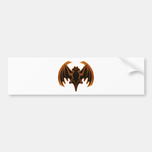 Bat The MUSEUM Zazzle Gifts Bumper Sticker (Front)