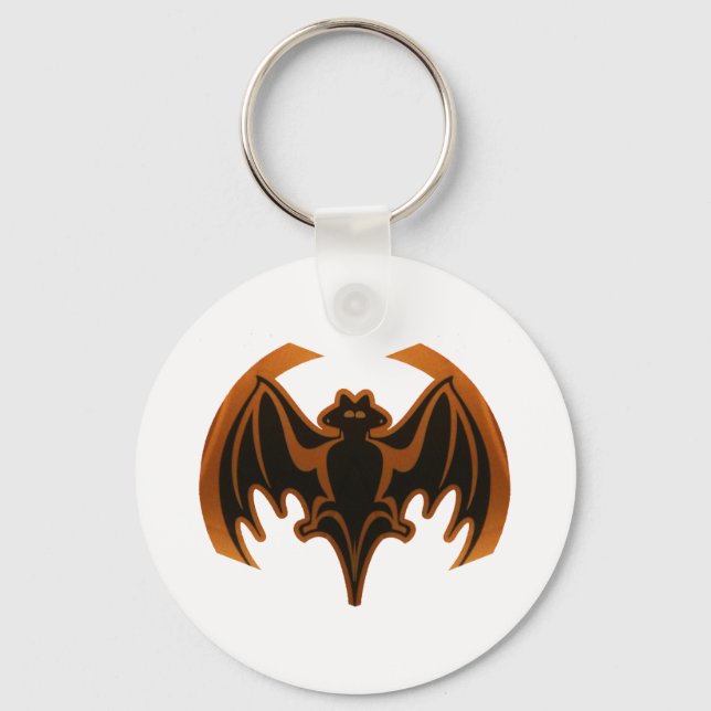 Bat The MUSEUM Zazzle Gifts Keychain (Front)