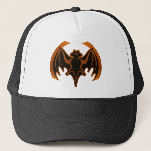 Bat The MUSEUM Zazzle Gifts Trucker Hat (Front)