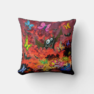 Bat Throw Pillow