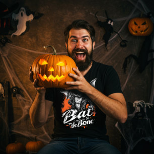Bat to the Bone – Funny Cool Bat Halloween T-Shirt