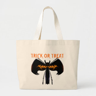 Bat Trick or Treat - Large Tote Bag