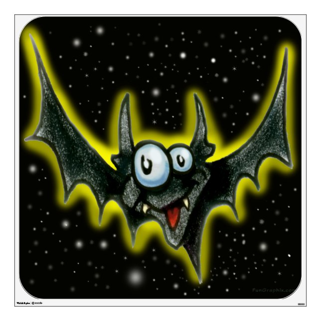 Bat Wall Sticker (Front)