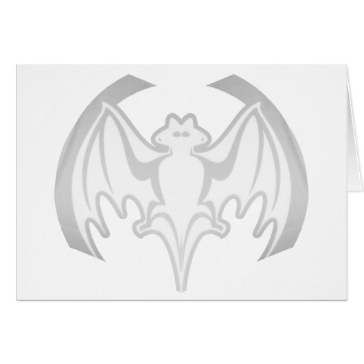 Bat White Inv The MUSEUM Zazzle Gifts (Front Horizontal)