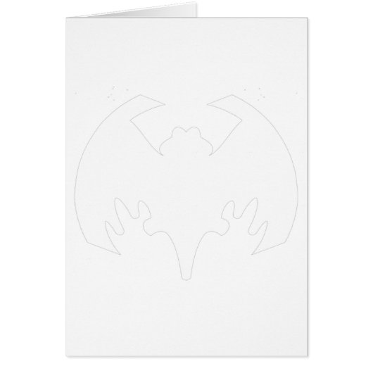 Bat White The MUSEUM Zazzle Gifts (Front)