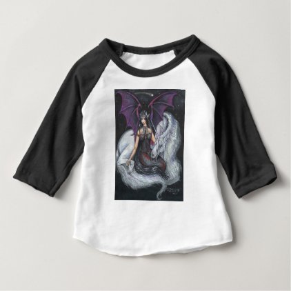 Bat Winged Girl with Unicorn Baby T-Shirt