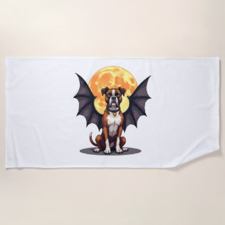Bat Wings Boxer Beach Towel