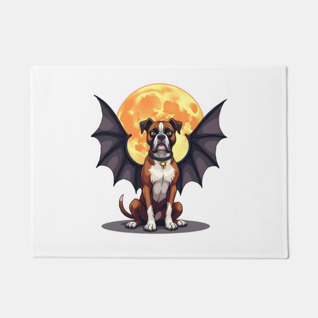 Bat Wings Boxer Doormat (Front)