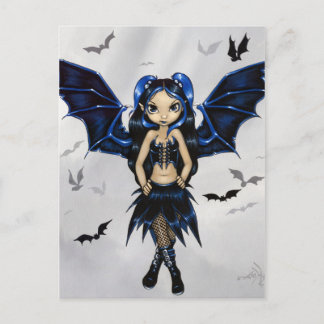 "Bat Wings" Postcard