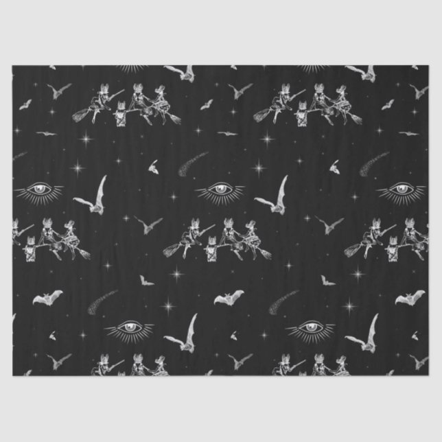 Bat Witches Tissue Paper (Front)