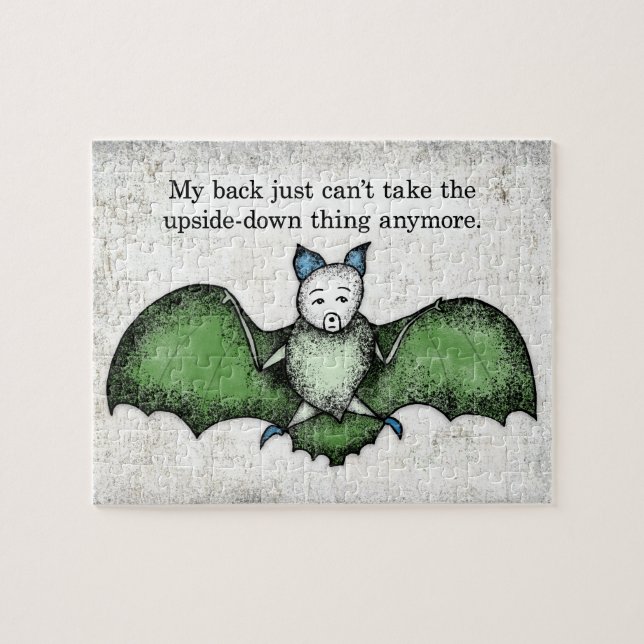 Bat With A Bad Back Jigsaw Puzzle (Horizontal)