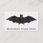 Bat With Open Wings Business Card at Zazzle