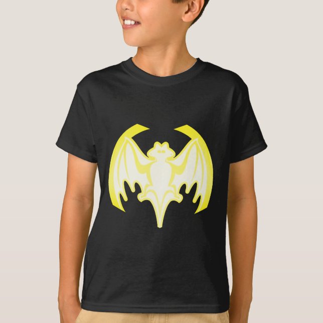 Bat Yellow Inv The MUSEUM Zazzle Gifts T-Shirt (Front)
