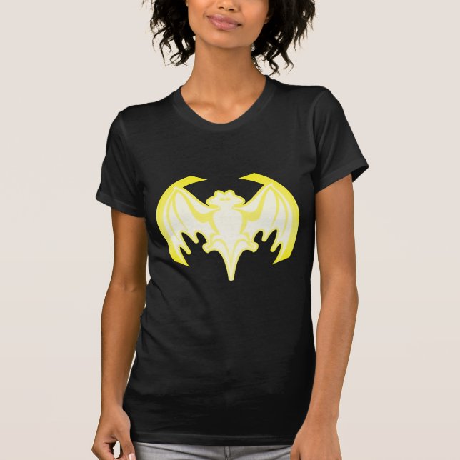 Bat Yellow Inv The MUSEUM Zazzle Gifts T-Shirt (Front)