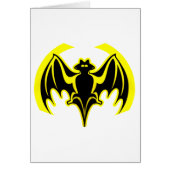 Bat Yellow The MUSEUM Zazzle Gifts (Front)