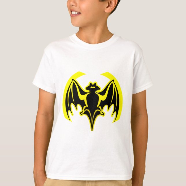 Bat Yellow The MUSEUM Zazzle Gifts T-Shirt (Front)