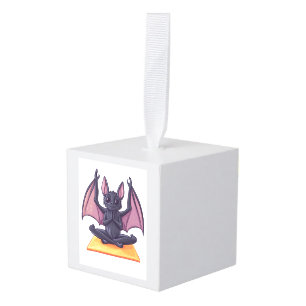 Bat Yoga Flow Cube Ornament