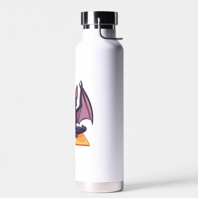 Bat Yoga Flow Water Bottle (Left)