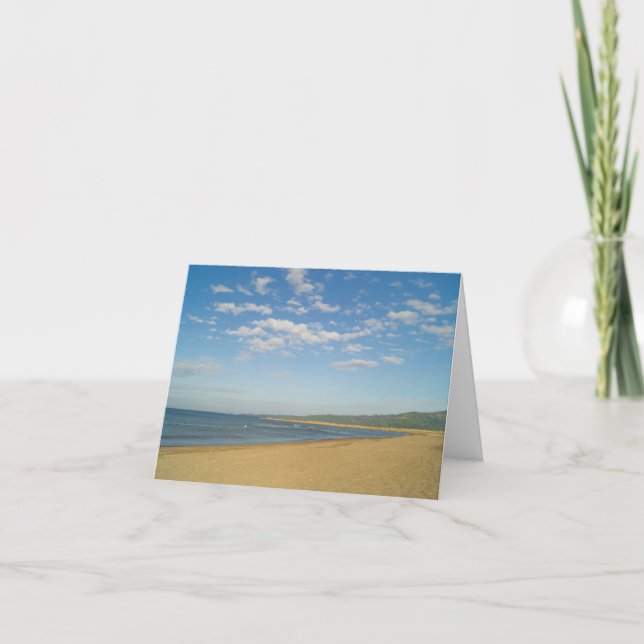Bataan - Philippines Beach Letterpress Thank You Card (Front)