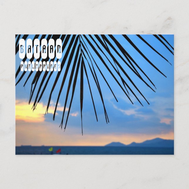 Bataan Province in Philippines Postcard (Front)