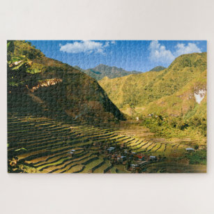 Batad Rice Terraces, Banaue, Philippines. Jigsaw Puzzle