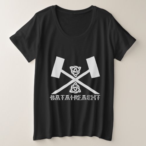 Bataireacht Irish Stick Fighting Ireland Martial Plus Size T_Shirt