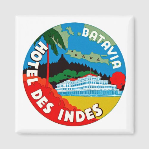 Batavia Hotel Des Indies Magnet