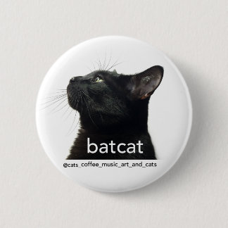 Batcat pin! pinback button