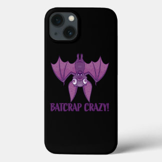 Batcrap Crazy Wacky Cartoon Bat iPhone 13 Case