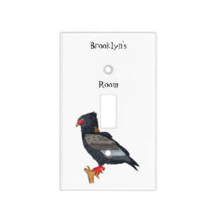 Bateleur Eagle illustration Light Switch Cover