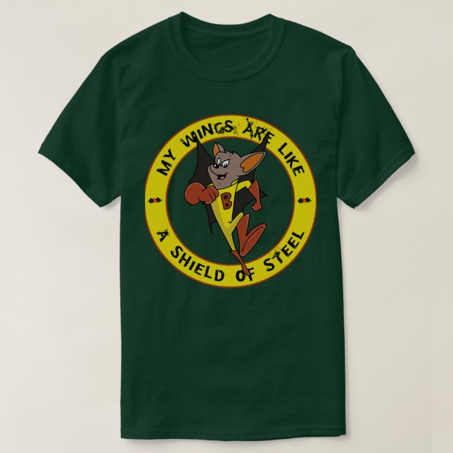 Batfink My Wings Are Like a Shield of Steel Classi T-Shirt (Design Front)
