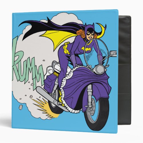 Batgirl Cycle 3 Ring Binder