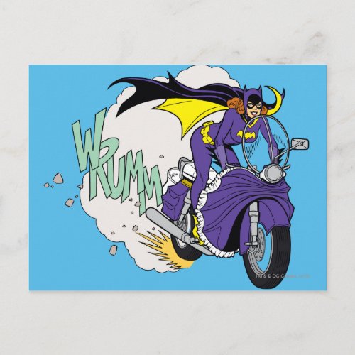 Batgirl Cycle Postcard