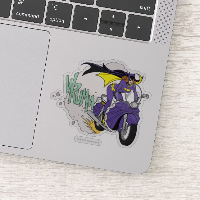 Batgirl Cycle Sticker (Detail)