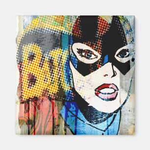 Batgirl Head Magnet