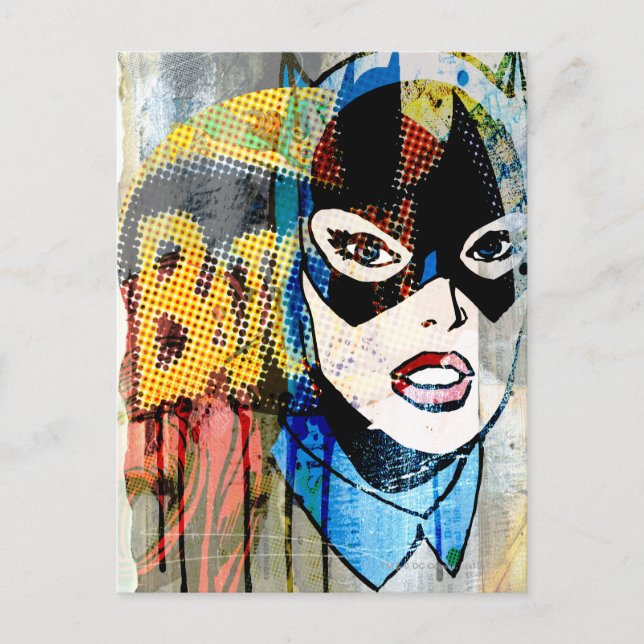 Batgirl Head Postcard (Front)