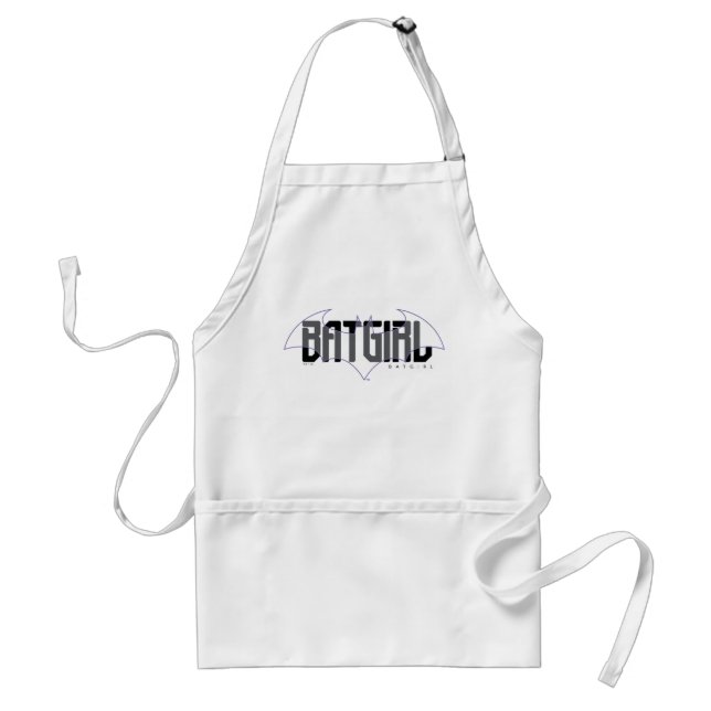 Batgirl Hi-Tech Name Graphic Adult Apron (Front)