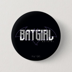 Batgirl Hi-Tech Name Graphic Button