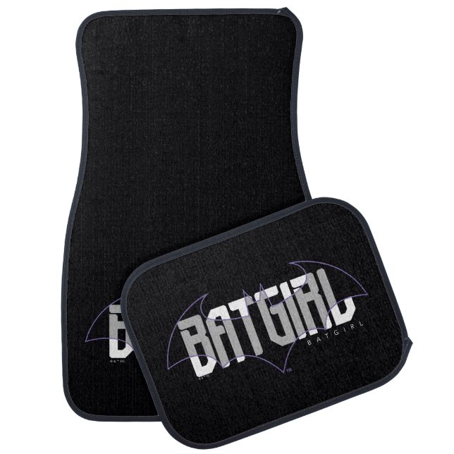 Batgirl Hi-Tech Name Graphic Car Floor Mat (Set)