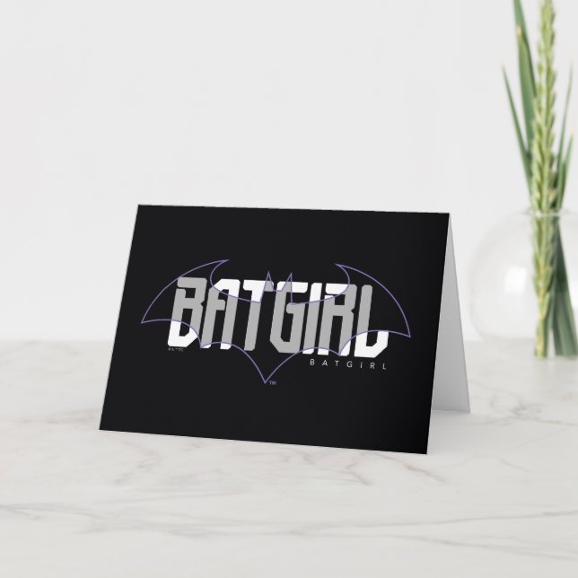 Batgirl Hi-Tech Name Graphic Card (Front)