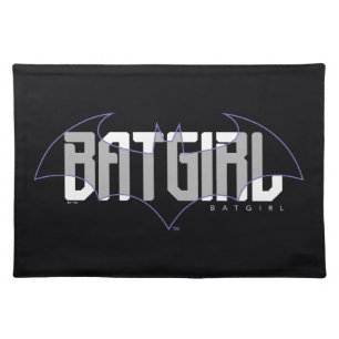 Batgirl Hi-Tech Name Graphic Cloth Placemat