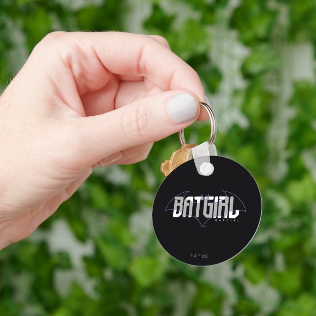 Batgirl Hi-Tech Name Graphic Keychain (Hand)