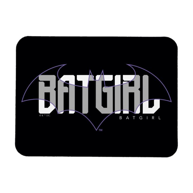 Batgirl Hi-Tech Name Graphic Magnet (Horizontal)