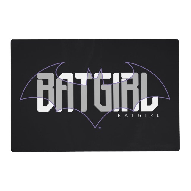Batgirl Hi-Tech Name Graphic Placemat (Front)