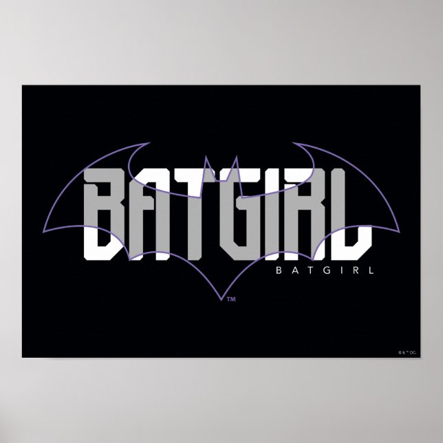 Batgirl Hi-Tech Name Graphic Poster (Front)