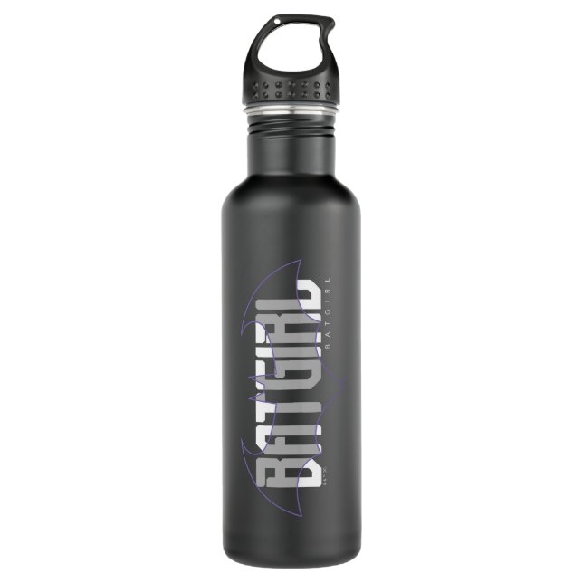 Batgirl Hi-Tech Name Graphic Stainless Steel Water Bottle (Front)